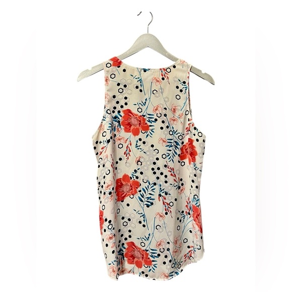 Van Heusen Floral & Geometric Print Sleeveless Blouse – Size Medium - Picture 2 of 5